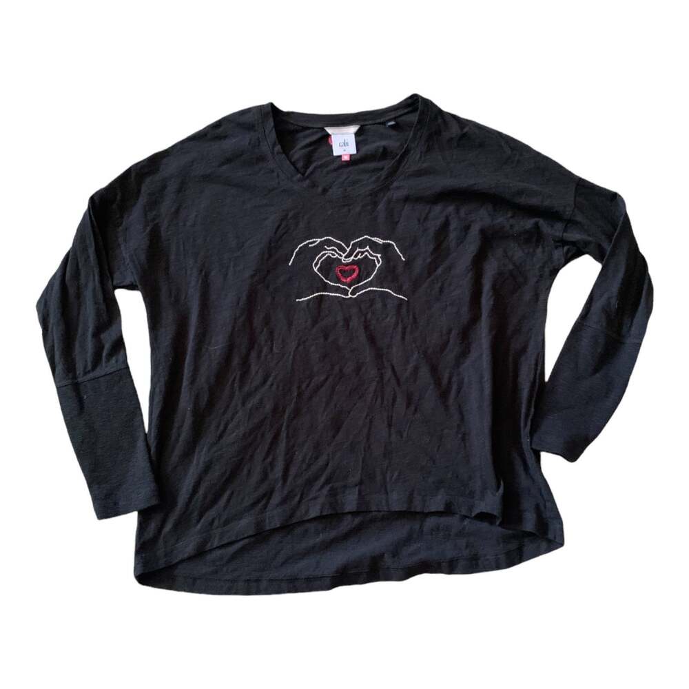 Cabi love you tee long sleeve size medium oversized